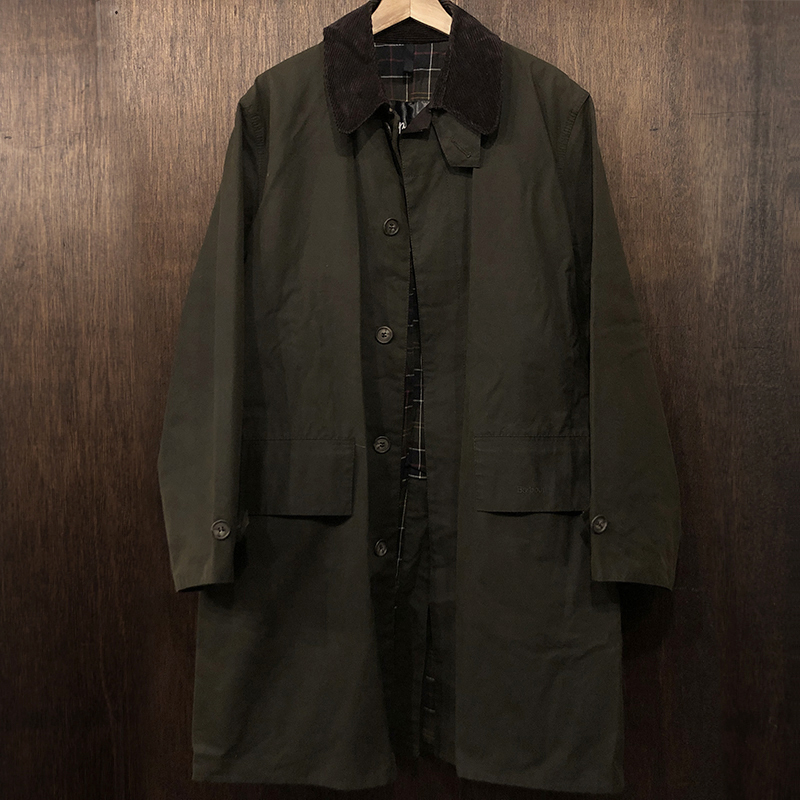 Barbour Classic 3/4 Three Quarter Coat Large Olive Mint バブアー