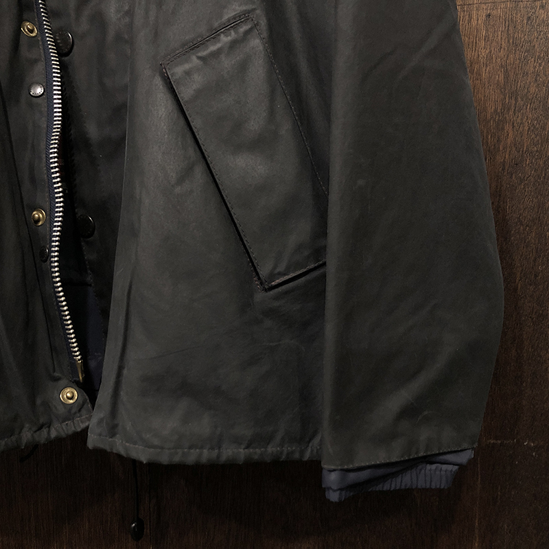 Barbour Transport Jacket Navy Old 3Warrant C42 Mint バブアー