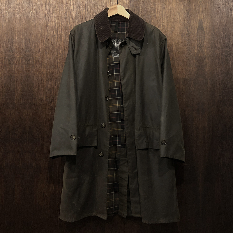 Barbour Classic 3/4 Three Quarter Coat Olive Small バブアー