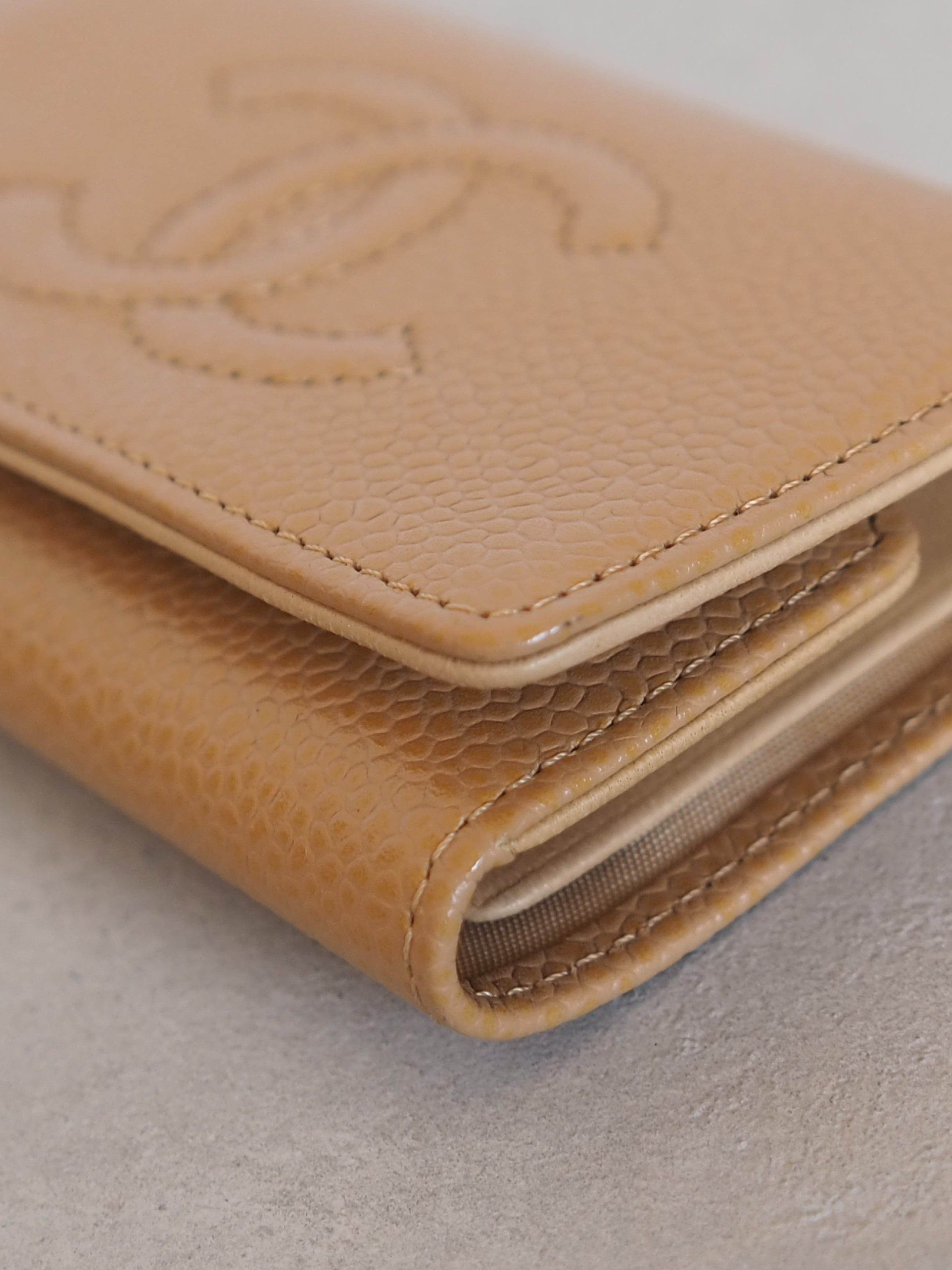 CHANEL シャネル COCO ココマーク キーケース キャビアスキン ブラウン