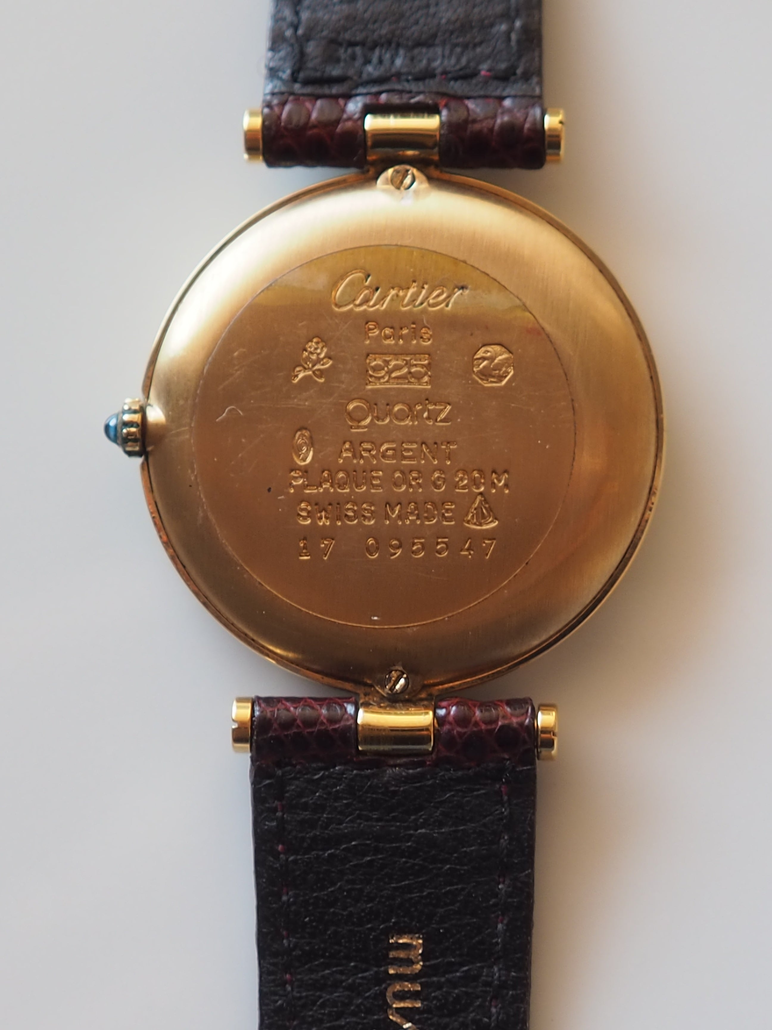 Cartier カルティエ マストヴァンドーム LM ガーネット希少モデル