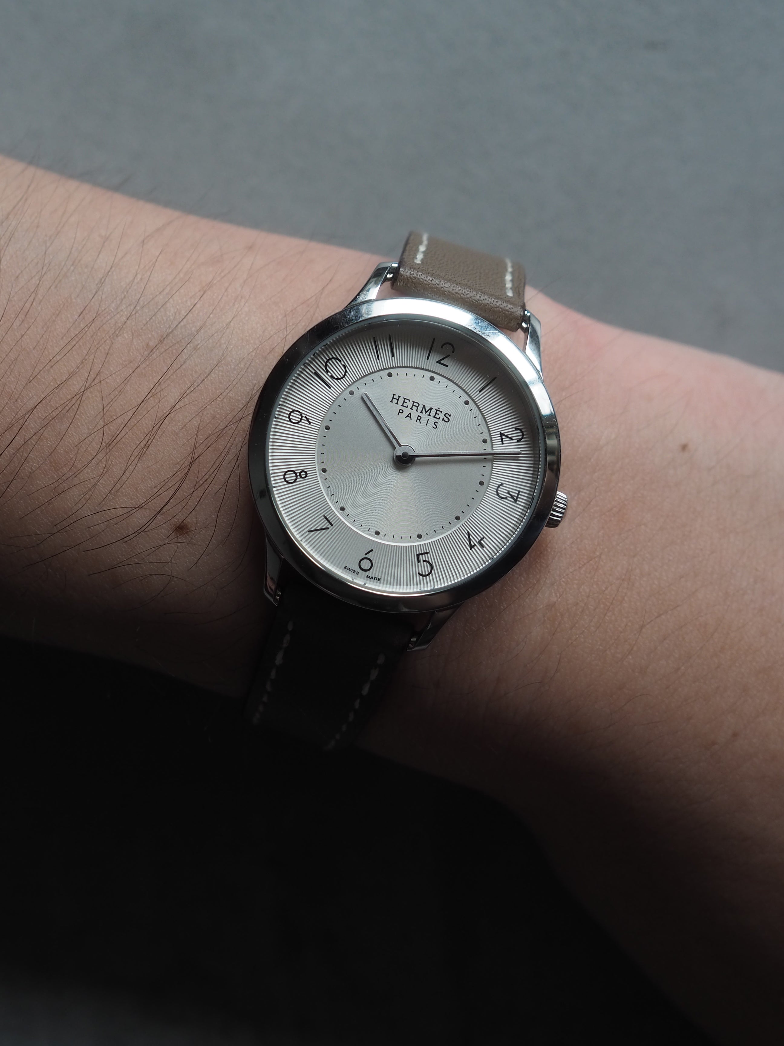 HERMES エルメス スリムドゥエルメス Slim d'Hermes ウォッチ 腕時計