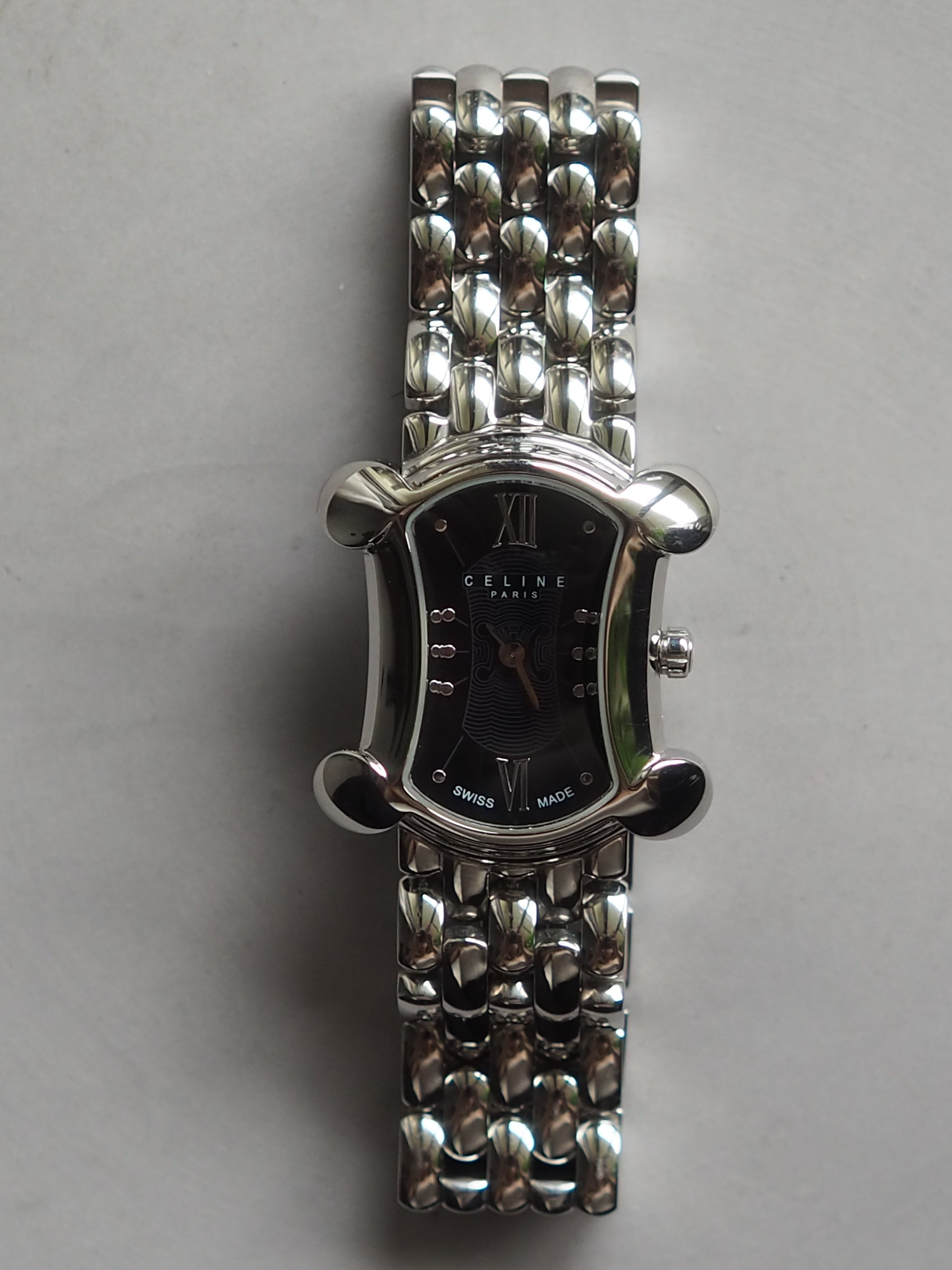CELINE セリーヌ トリオンフ マカダム フェイス ウォッチ 腕時計