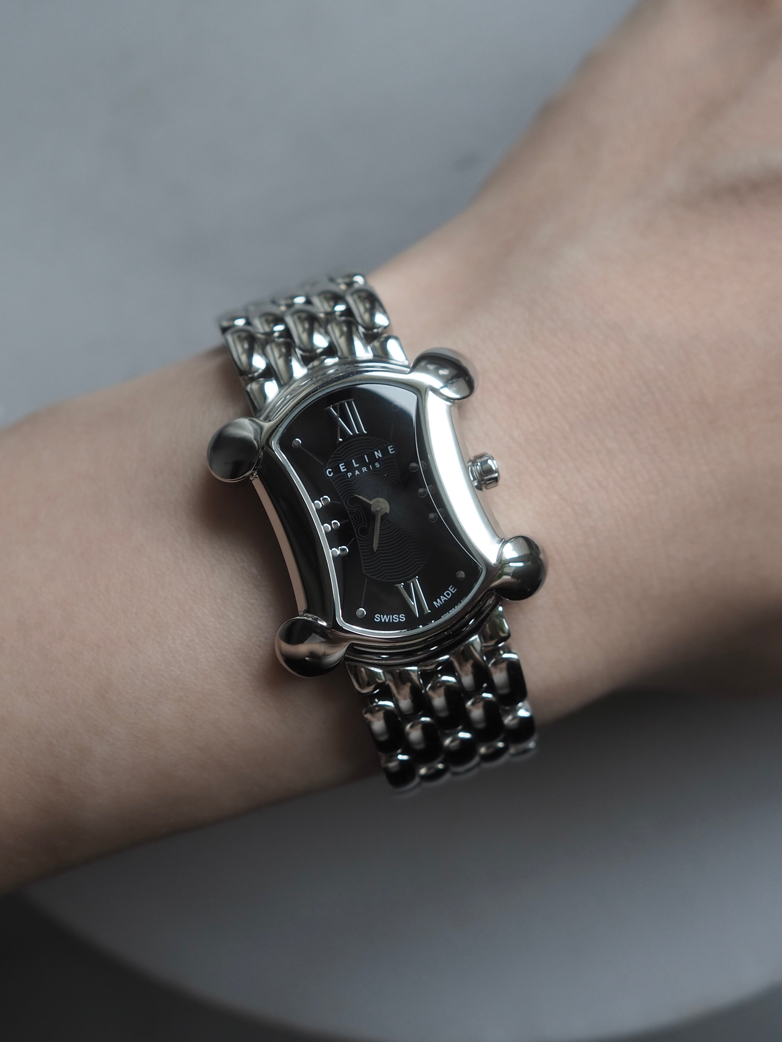 CELINE セリーヌ トリオンフ マカダム フェイス ウォッチ 腕時計