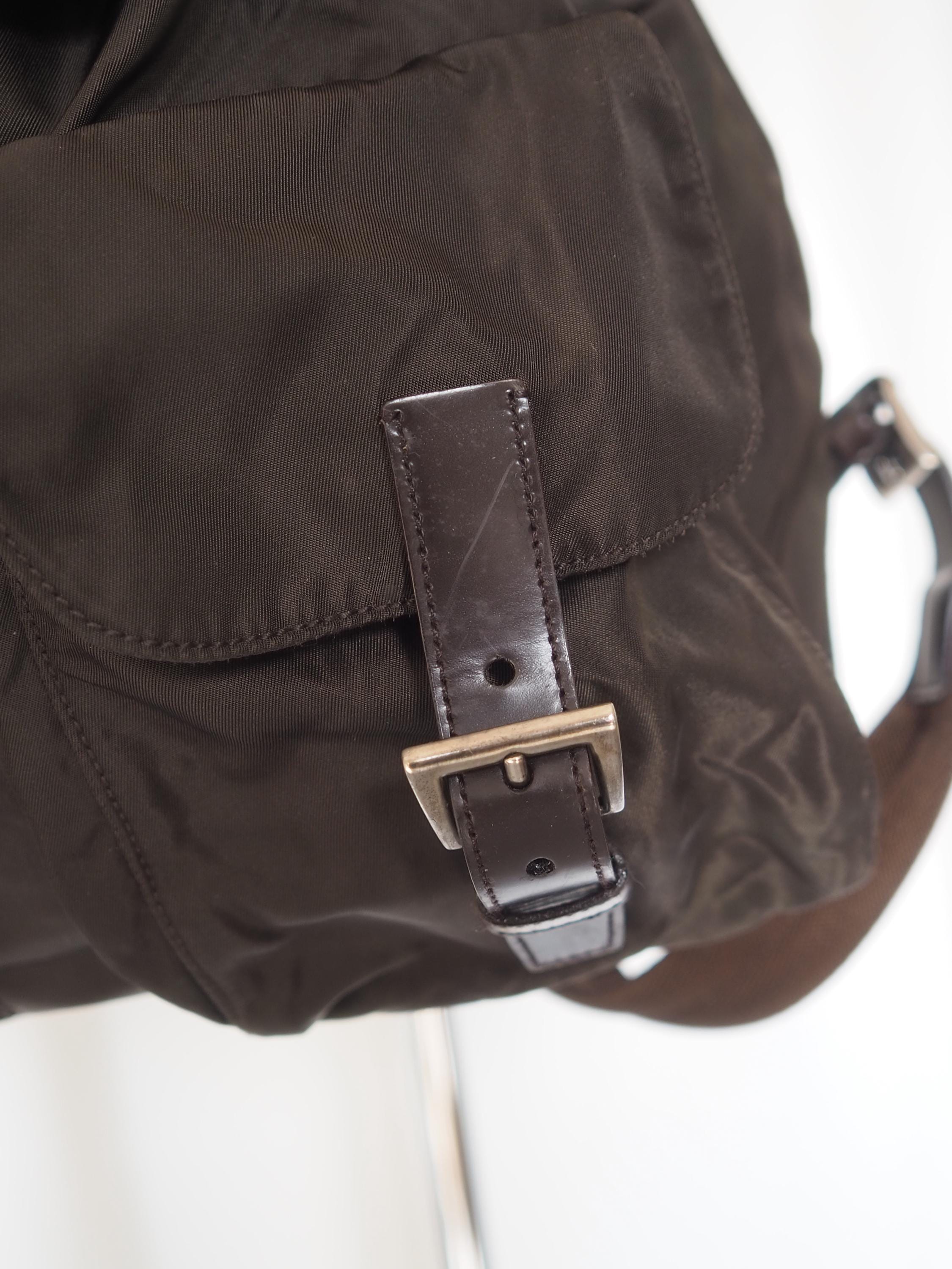 PRADA プラダ ナイロン バックパック リュック ブラウン ユニセックス