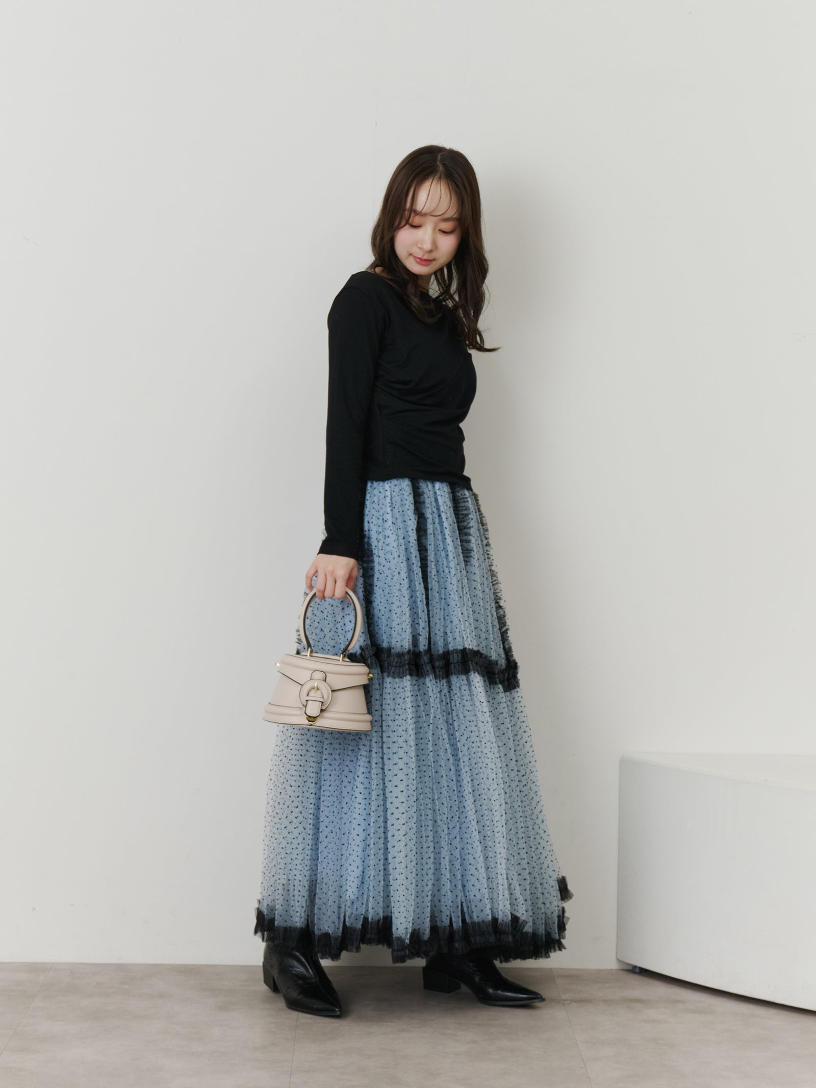 ラウンドレトロボックスバッグ