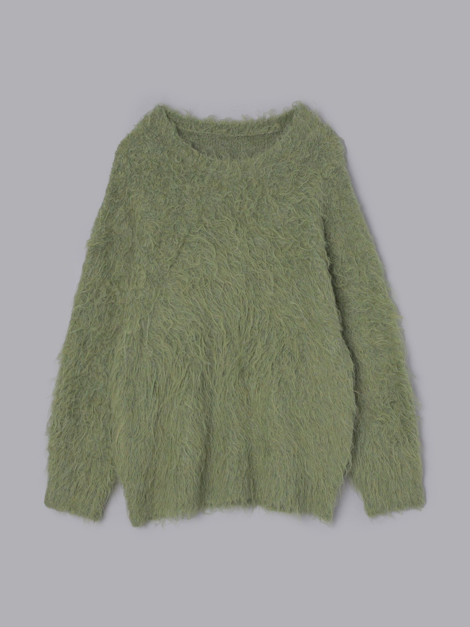 ミックスシャギーニットプルオーバー