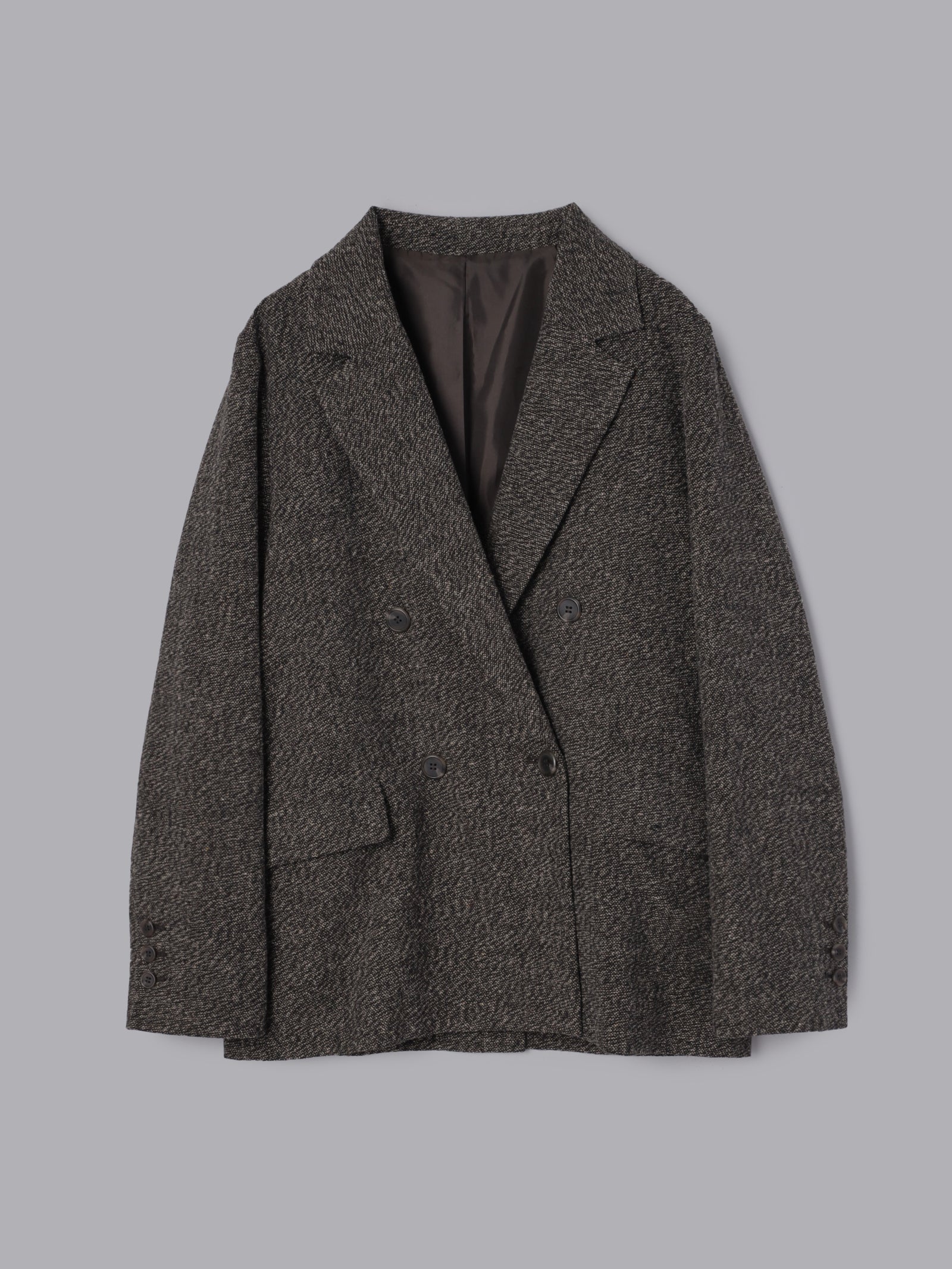 ツイードテーラードジャケット