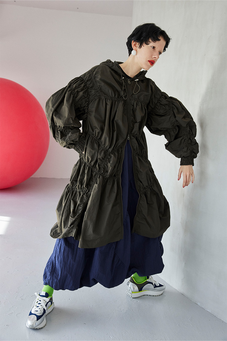 OMMO ONLINE STORE / IRREGULAR SHIRRING CT