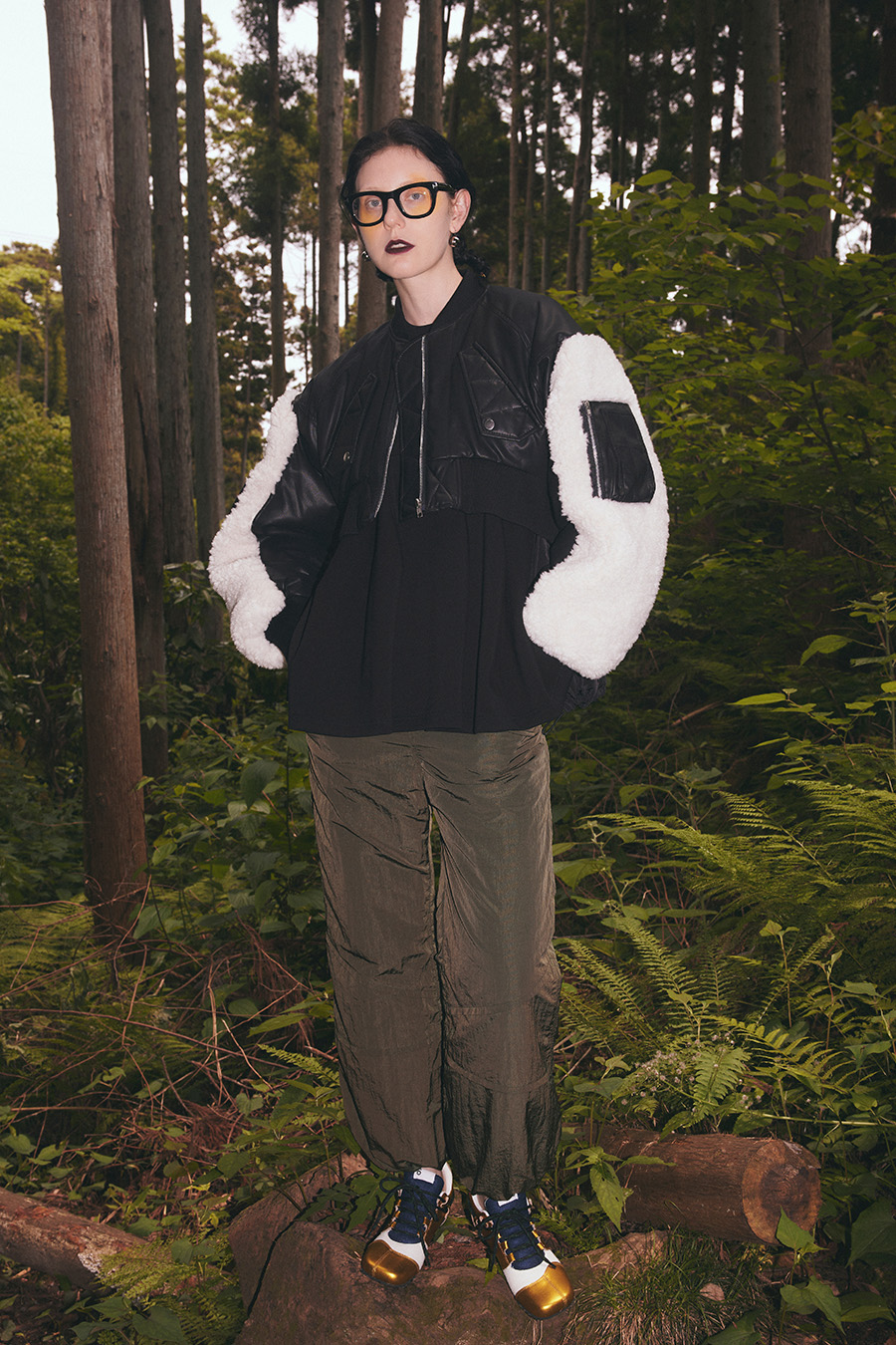 OMMO ONLINE STORE / SLEEVE BOA SHORT MA-1