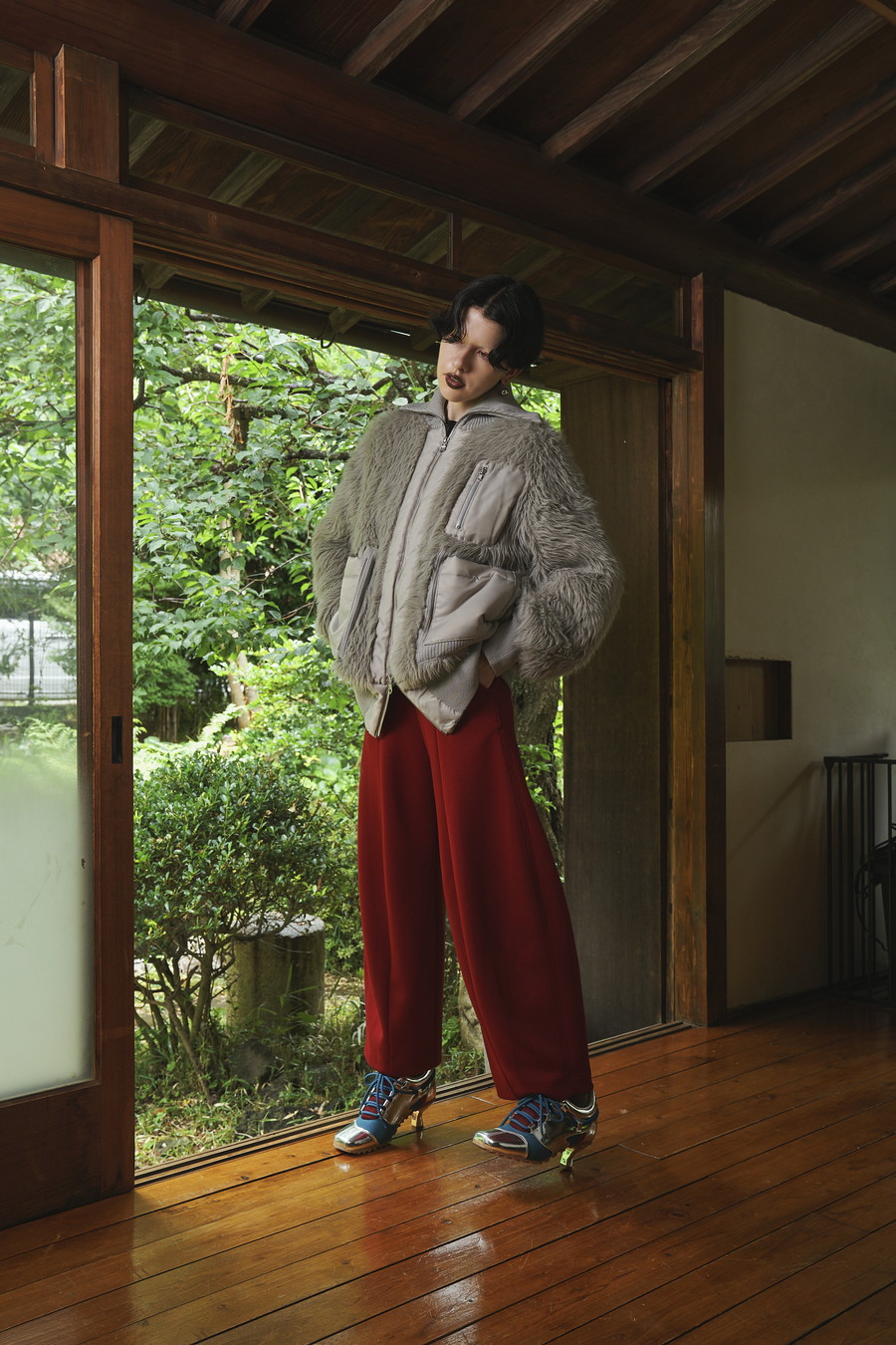 OMMO ONLINE STORE / SHAGGY KNIT BZ