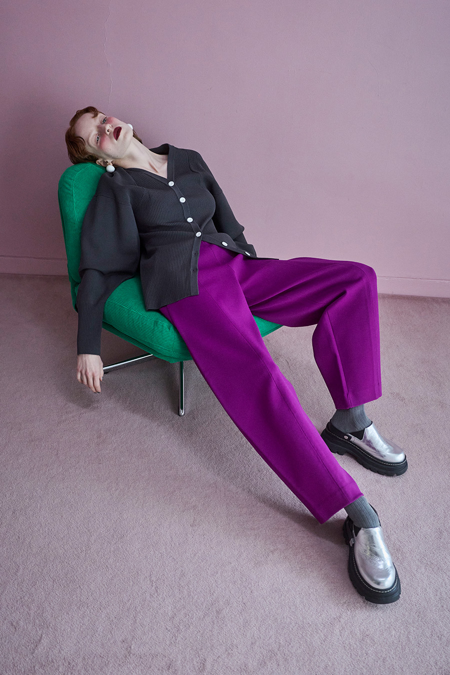 OMMO ONLINE STORE / SQUARESLEEVE V NECK KT CD