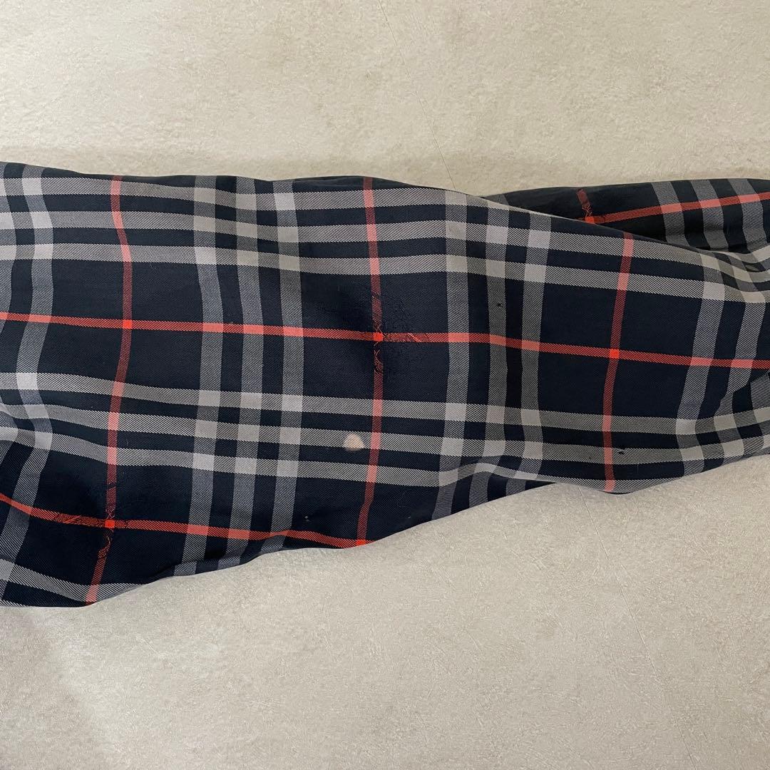 90s BURBERRY バーバリー 長袖シャツ チェック柄 サイズM – OMNISTYLE