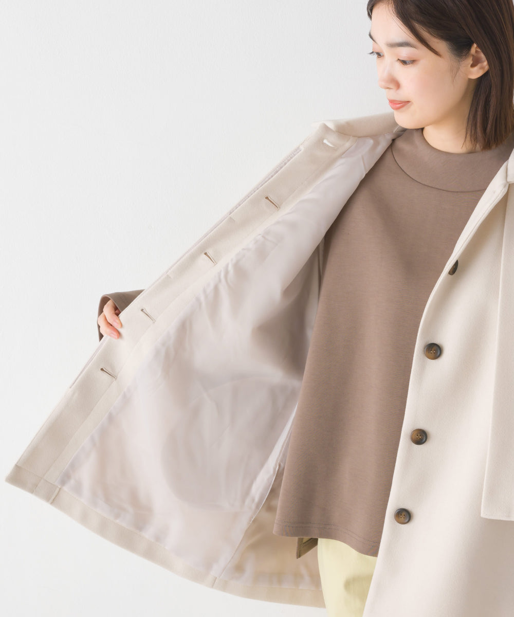 OMNES】ニットモッサ マルチウェイケープコート【1523-7186】