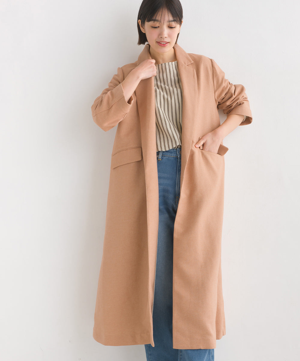 OMNES Supremo】綾織チェスターコート【3320-7015】