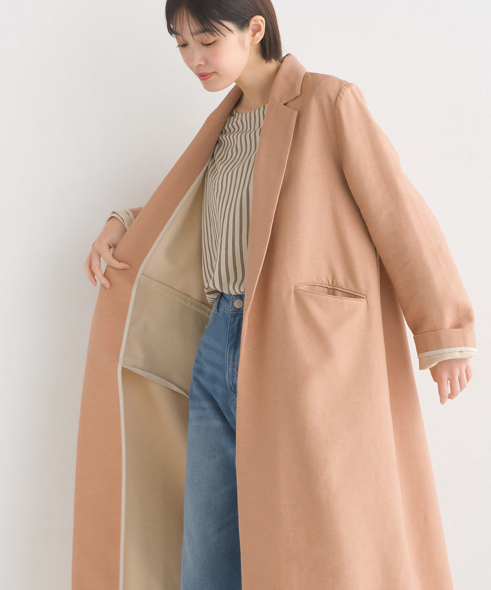 OMNES Supremo】綾織チェスターコート【3320-7015】