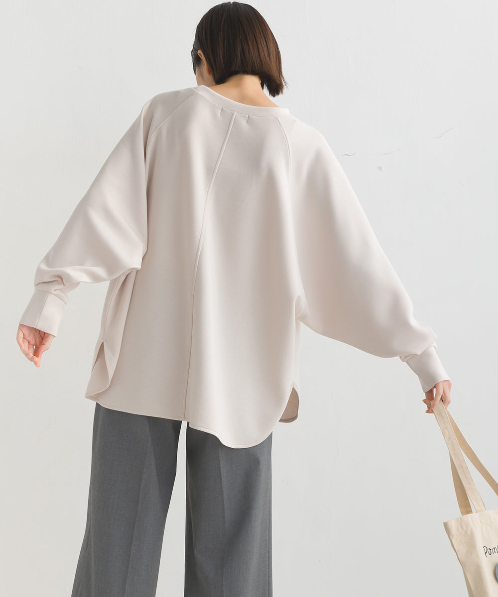 OMNES】ソフトダンボールニットフロッキープリントドルマンプル