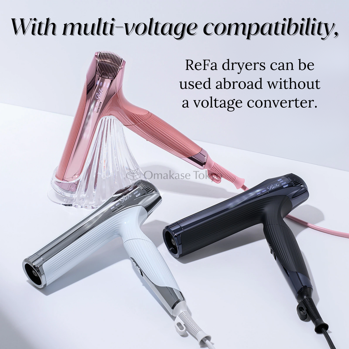 ReFa Smart Hair Dryer W White – Omakase Tokyo