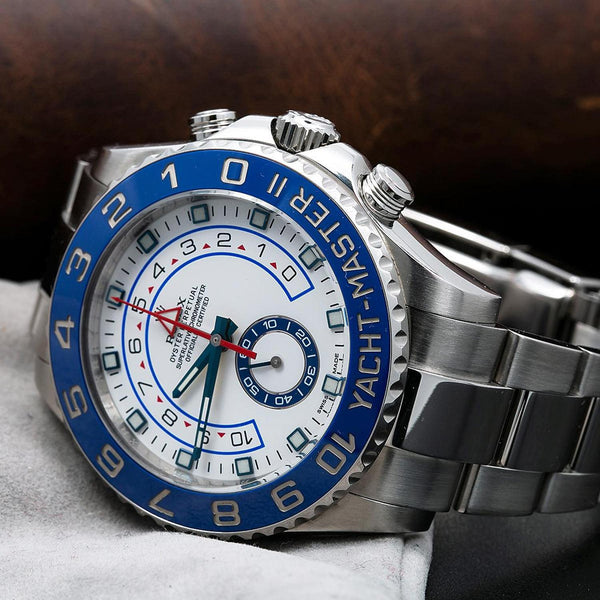 Buy Rolex Yacht-Master II 44MM 116680 White Dial Blue Ceramic