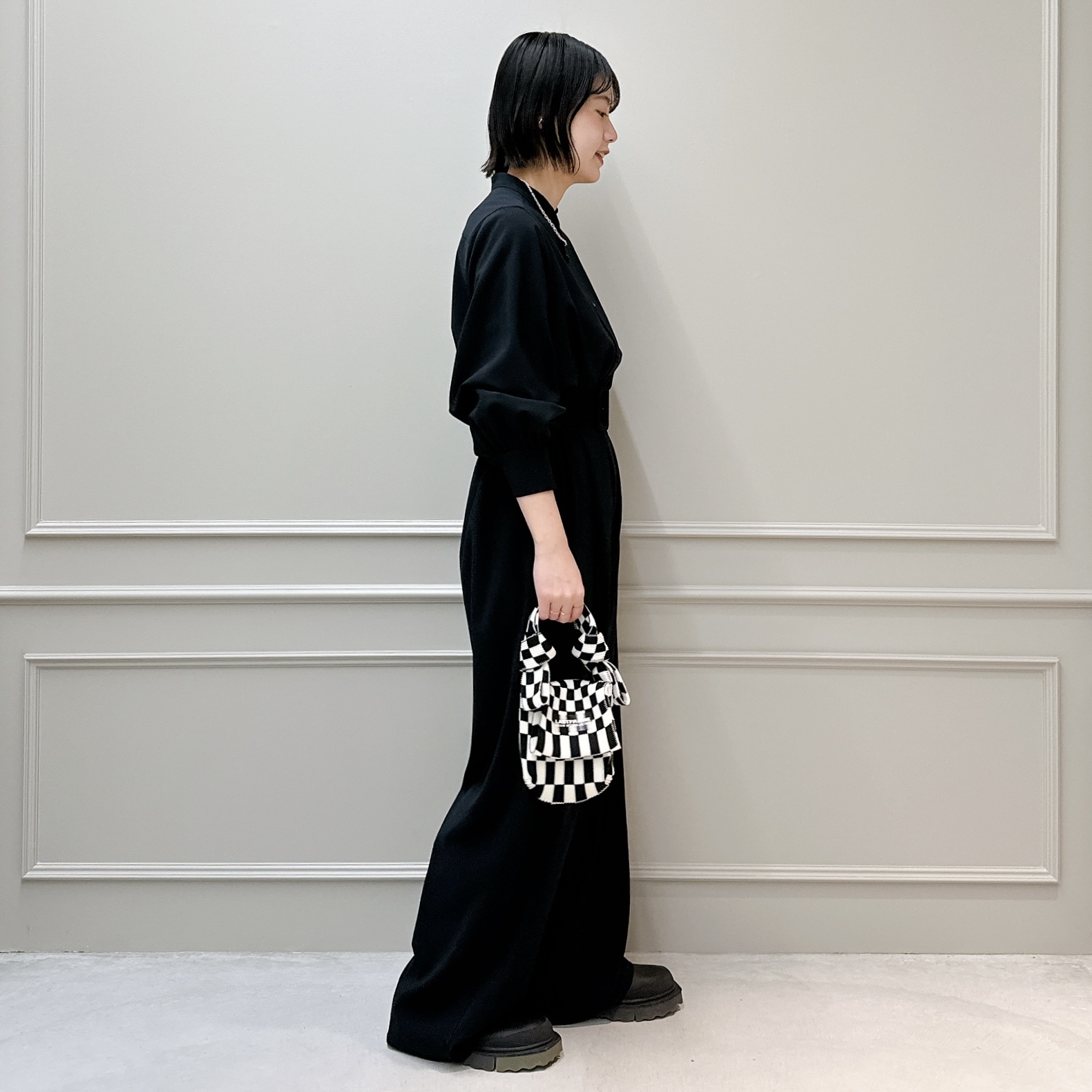 HYKE(ハイク)】 STRETCH JUMPSUIT｜パリゴ尾道店｜尾道本通り商店街