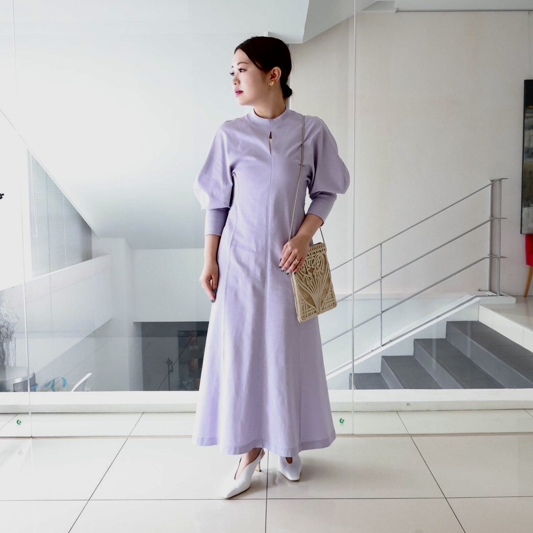 Mame Kurogouchi(マメ クロゴウチ)】 Cotton Jersey Dress｜パリゴ尾道