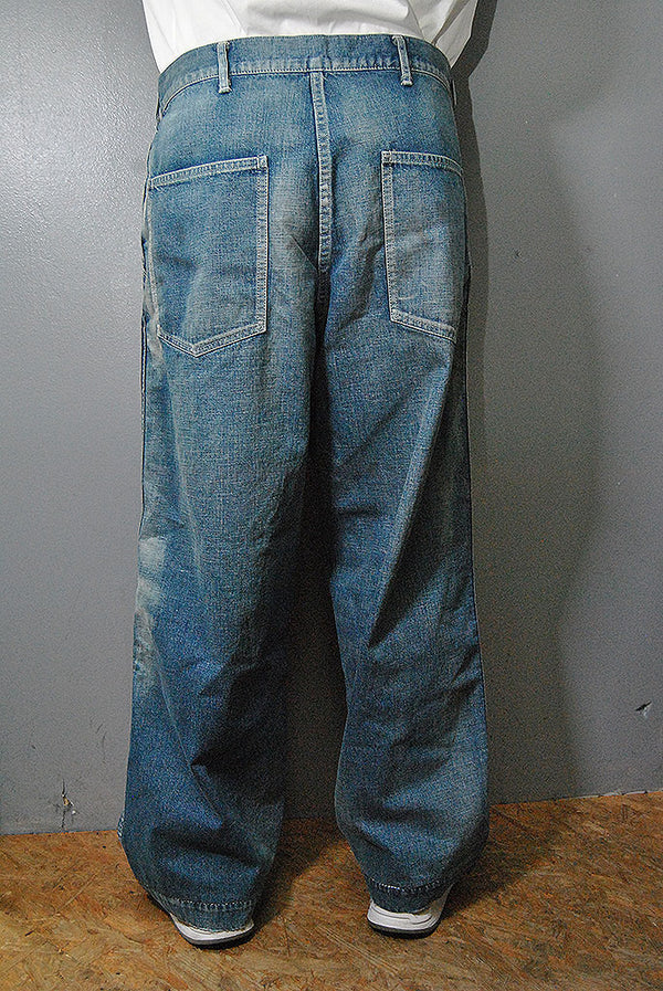 JUNYA WATANABE COMME des GARCONS ペンキ加工サルエルデニムパンツ