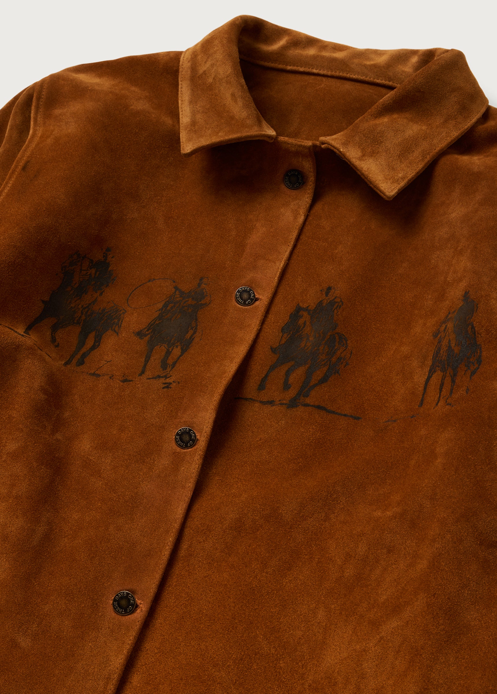 Suede Chore Jacket | Tobacco Suede | Lone Star Cafe | One Of These