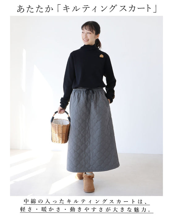 お花ステッチのキルティング スカート – ONE PEACE ONLINE