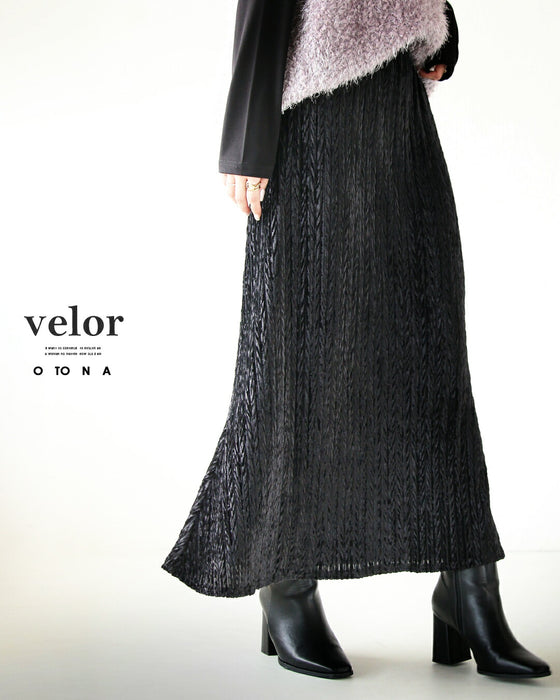 しっとり軽やか ベロアスカート – ONE PEACE ONLINE
