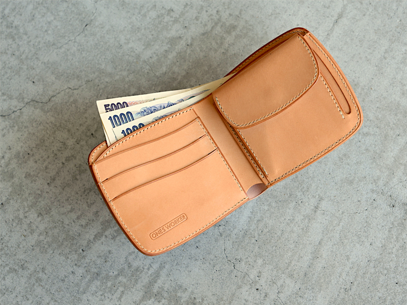 コードバン & ブッテーロ シェル型二つ折り財布 | ONES WORKER ワンズ