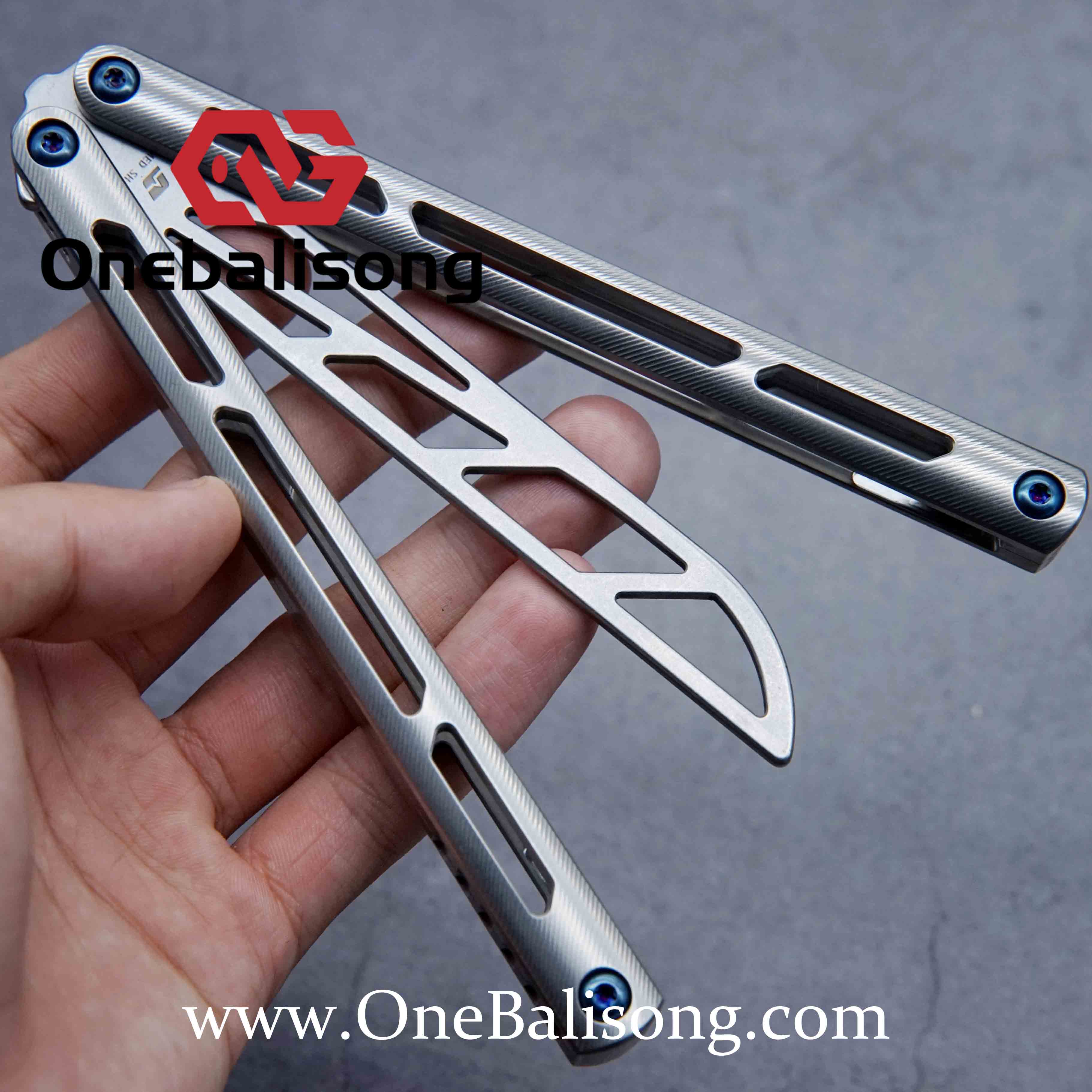 ARMED SHARK Tsunami Titanium Clone-Onebalisong – One Balisong