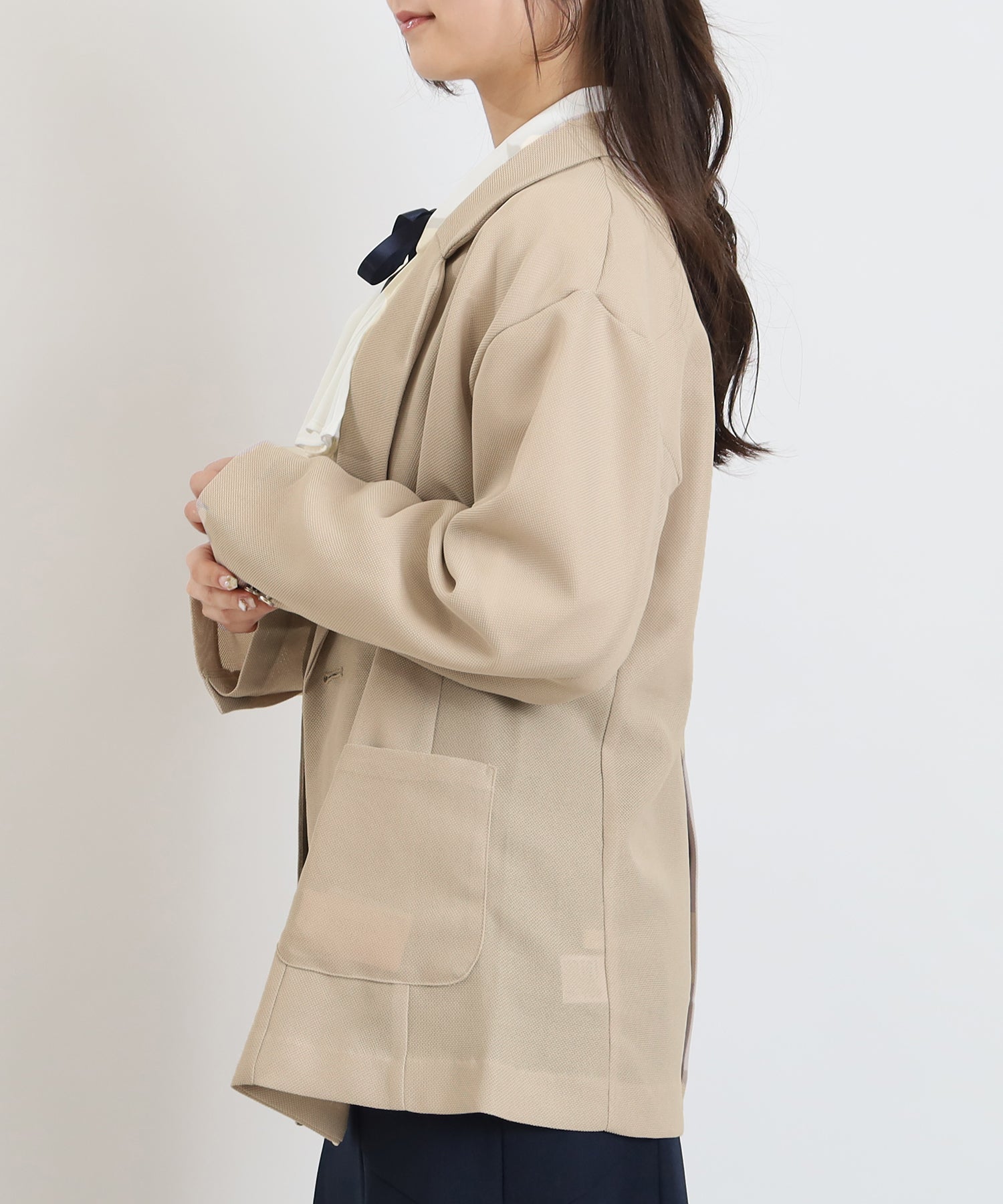 メッシュダブルブレストジャケット