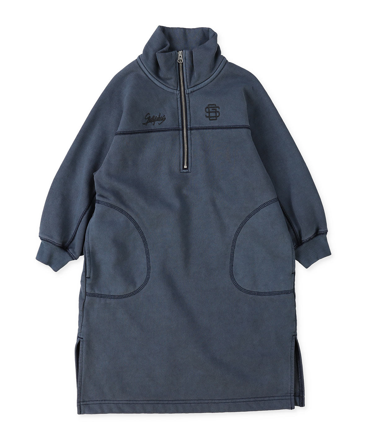 Overdye Half Zip Dress – FITH ONLINE STORE