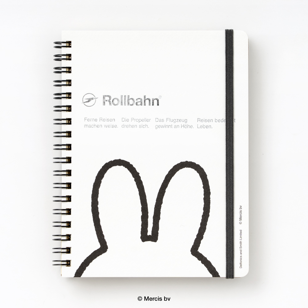 ロルバーン ポケット付メモ miffy L（A：ホワイト）(L A：ホワイト