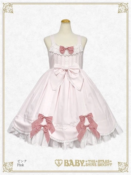 Emiliaギンガム ジャンパースカート（ひよこ）(ひよこ)｜ ベイビー、ザ