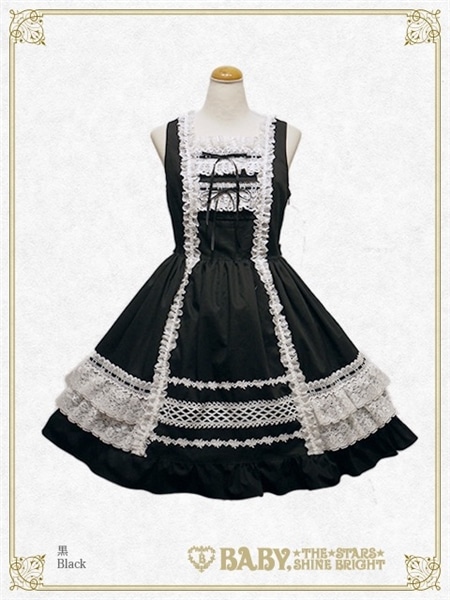 レースフリル ジャンパースカート（生成）(生成)｜ ベイビー、ザ