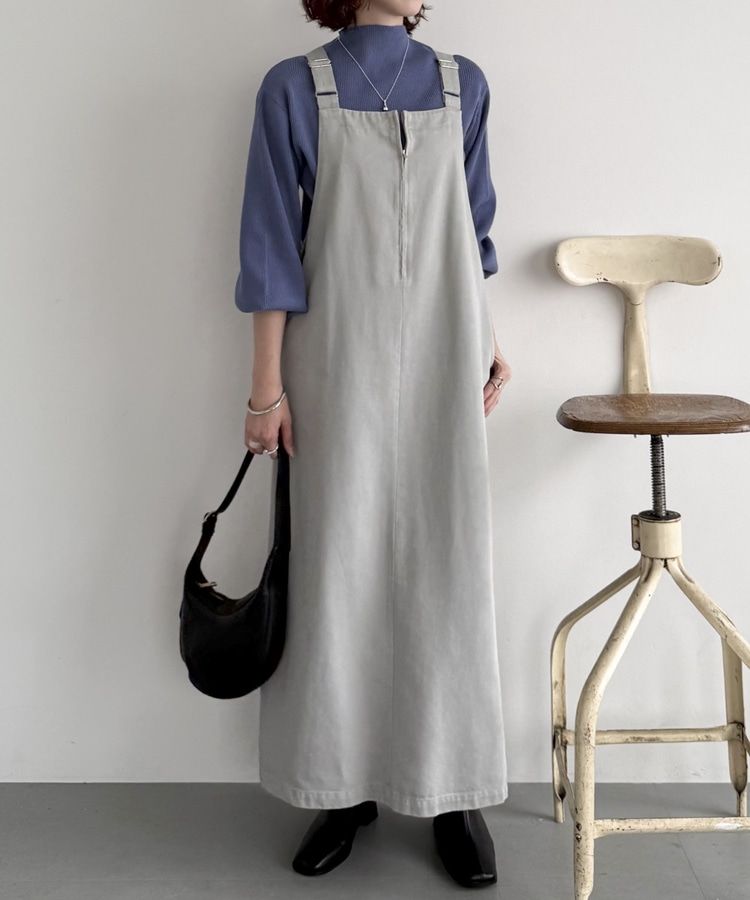 ピグメント加工フロントZIPジャンスカ(F BROWN): スカート｜PMbox