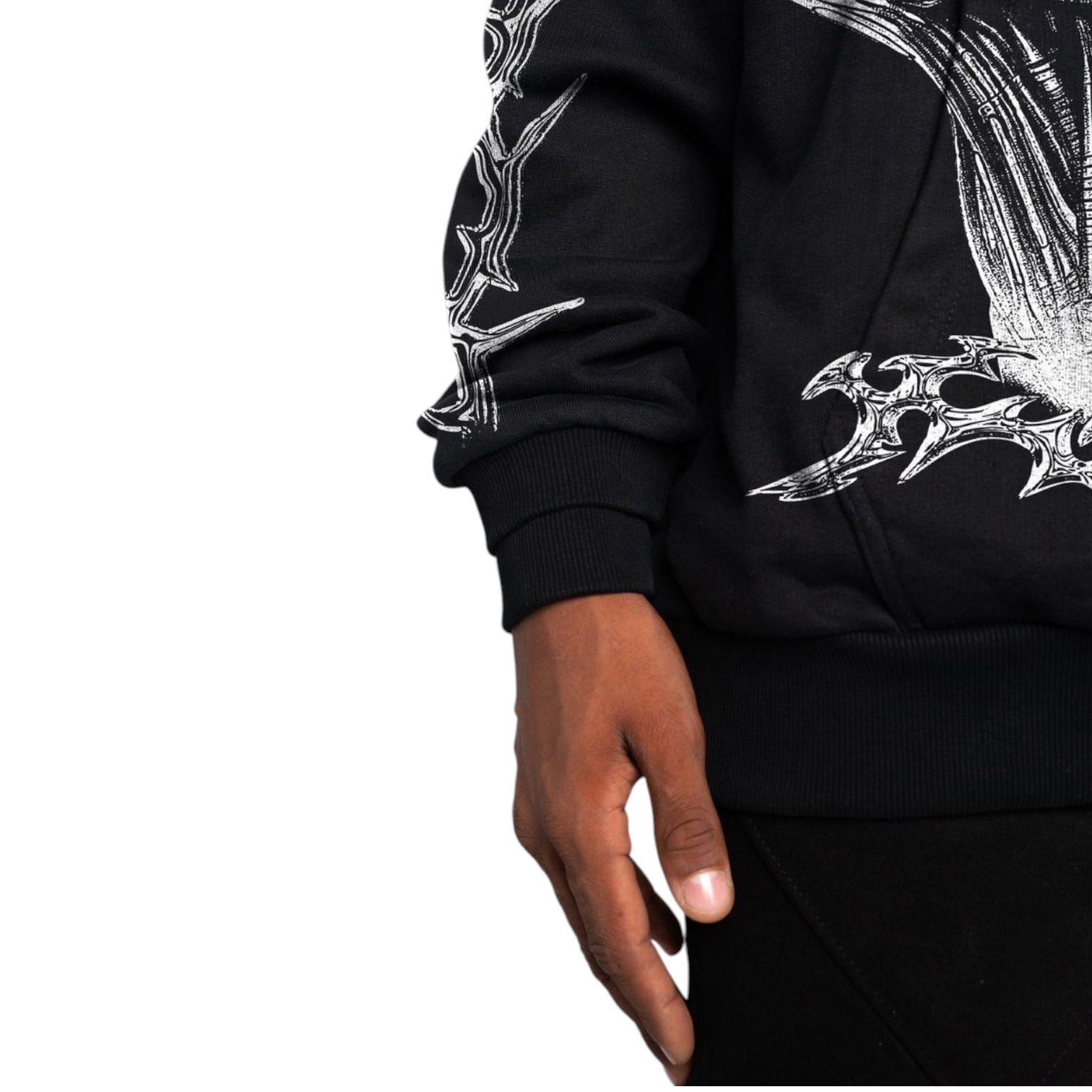 GUAPI: Obsidian Cyborg Hoodie – On Time Fashions