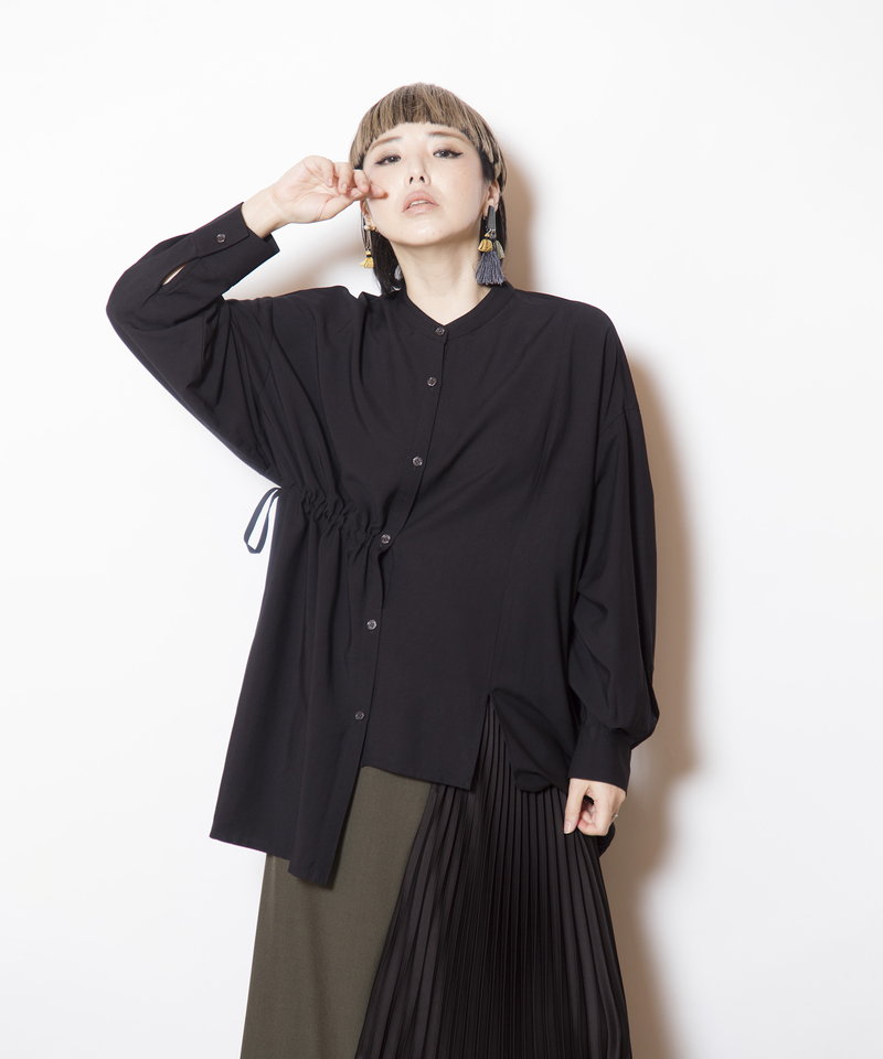 アシンメトリーシャツブラウス | 【レディースファッション通販