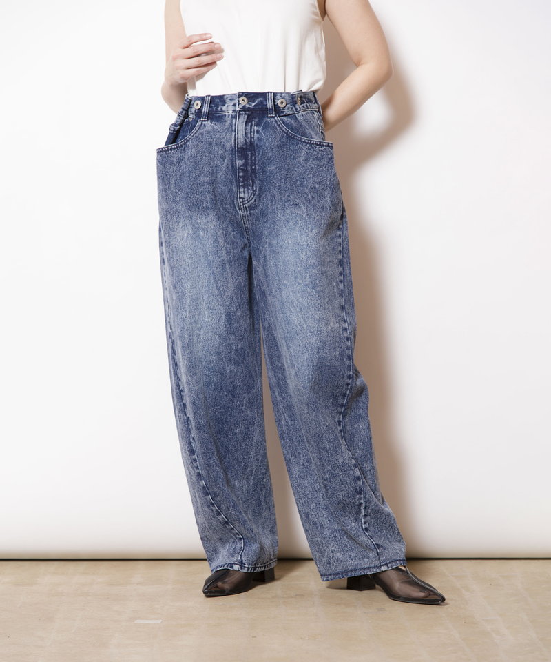 タックデニムパンツ | 【レディースファッション通販・OSMOSIS公式サイト】