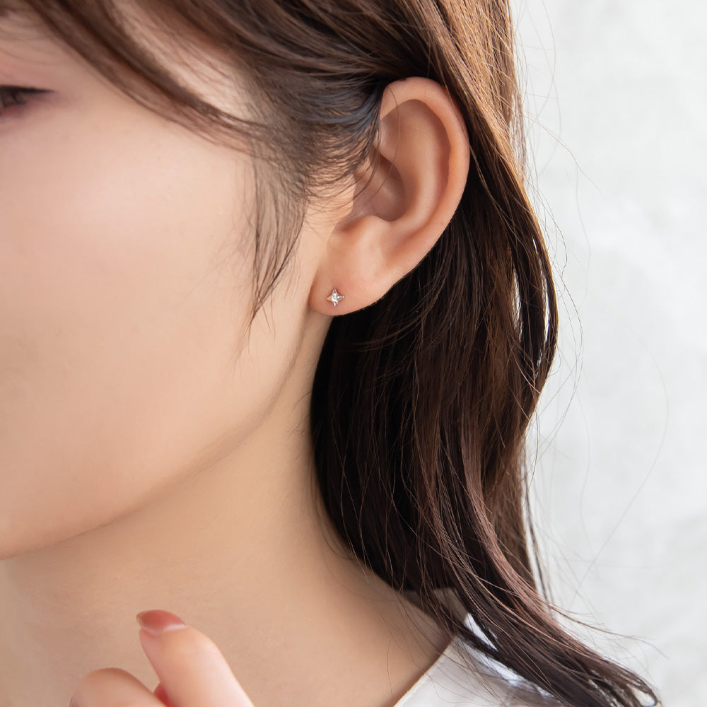 ピアス ニッケルフリー シルバー925 ミニ スタッドピアス – OSEWAYA