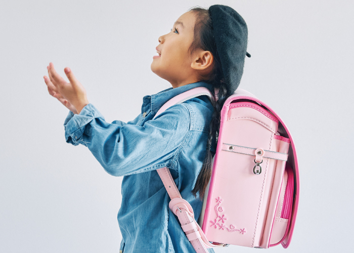 05キューティハート 【アクアブルー】 - ツバメランドセル