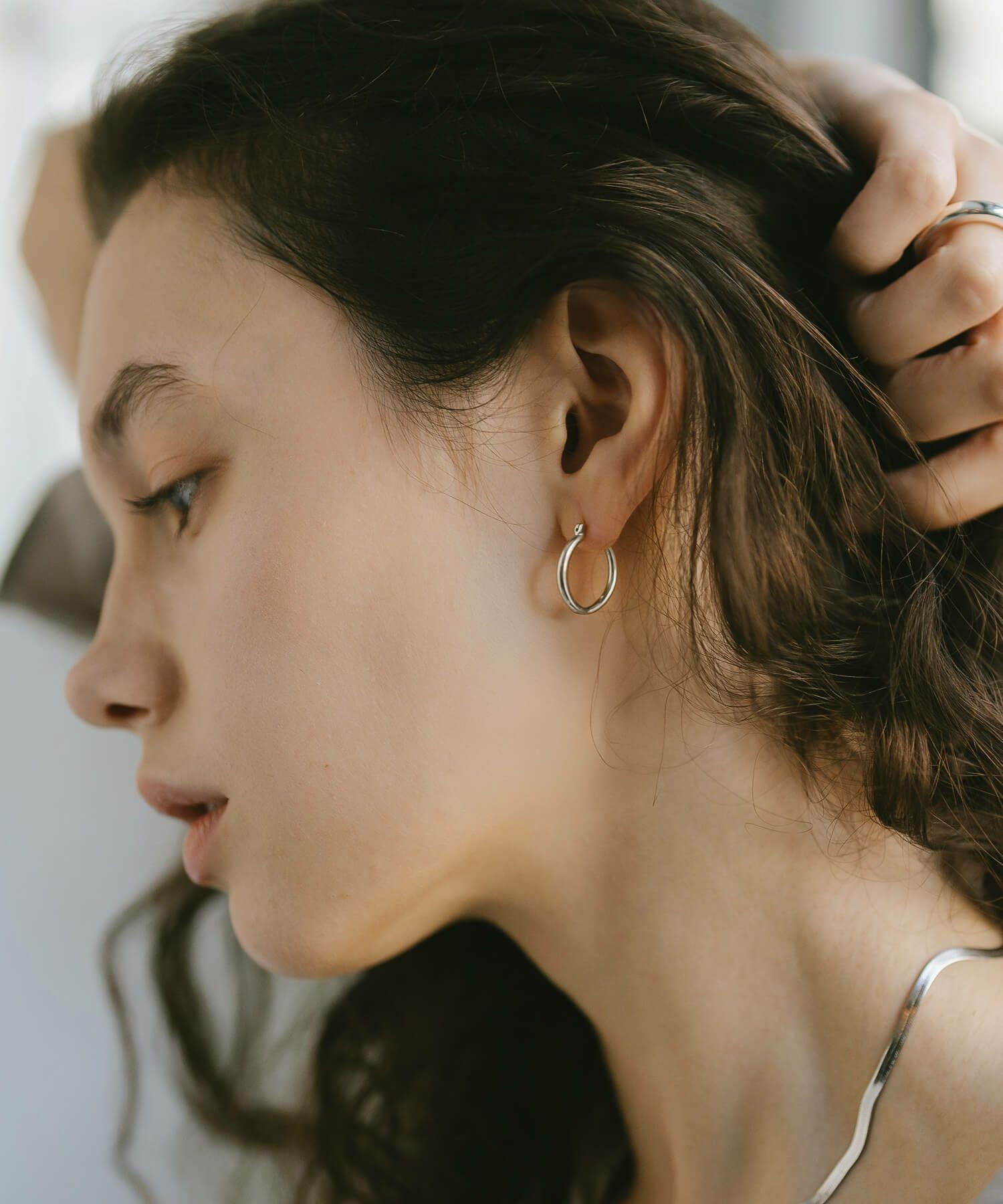 フープ ピアス 小さめ 【orifar-hoop オリファール・フープ】 | Ops