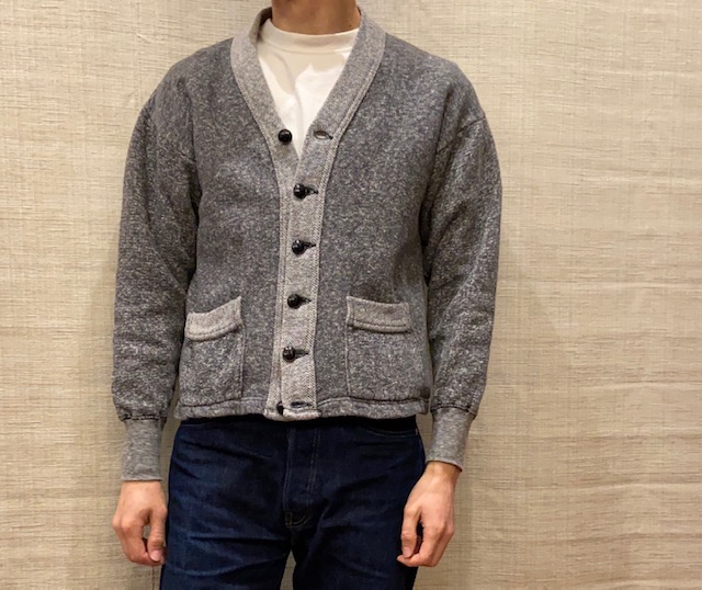 Vintage】《sportswear？》ゴマシオスウェットカーディガン【salt and