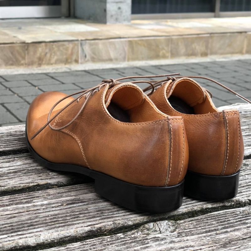 PADRONE/パドローネ】DERBY PLAIN TOE SHOES /ダービープレーントゥ