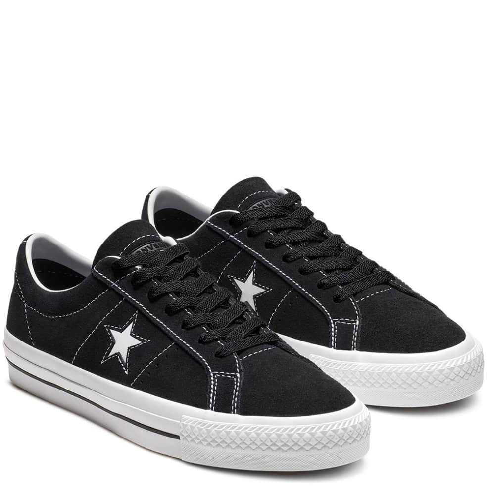 Converse CONS One Star Pro Ox Black/Black/White - Orchard Skateshop
