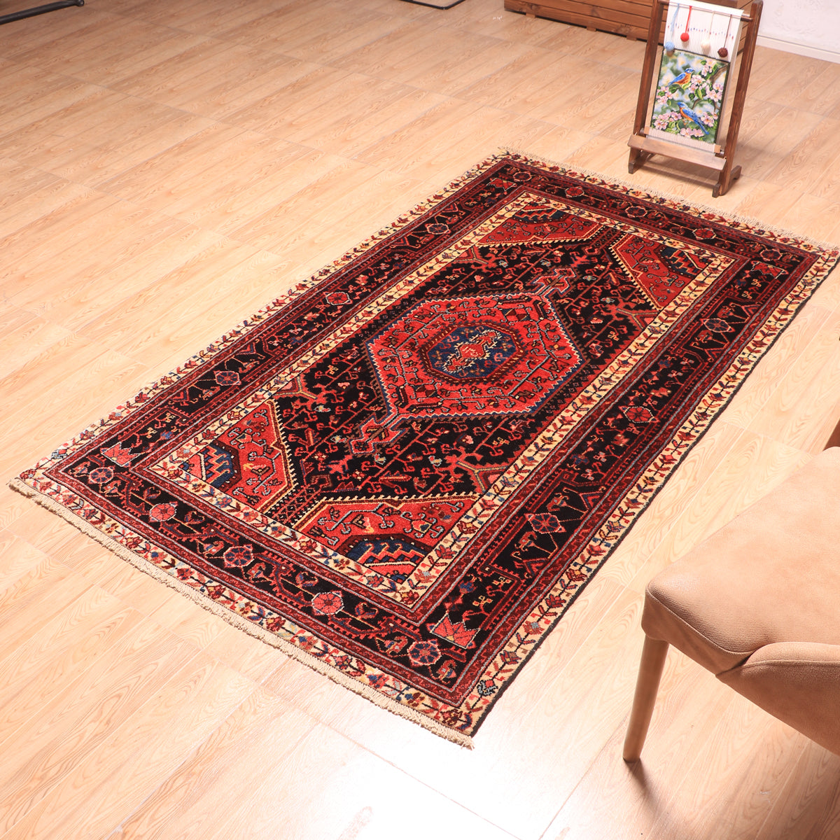 ペルシャ絨毯 (トゥイセルカーン) 200×120cm（FL-70157） – ギャッベ