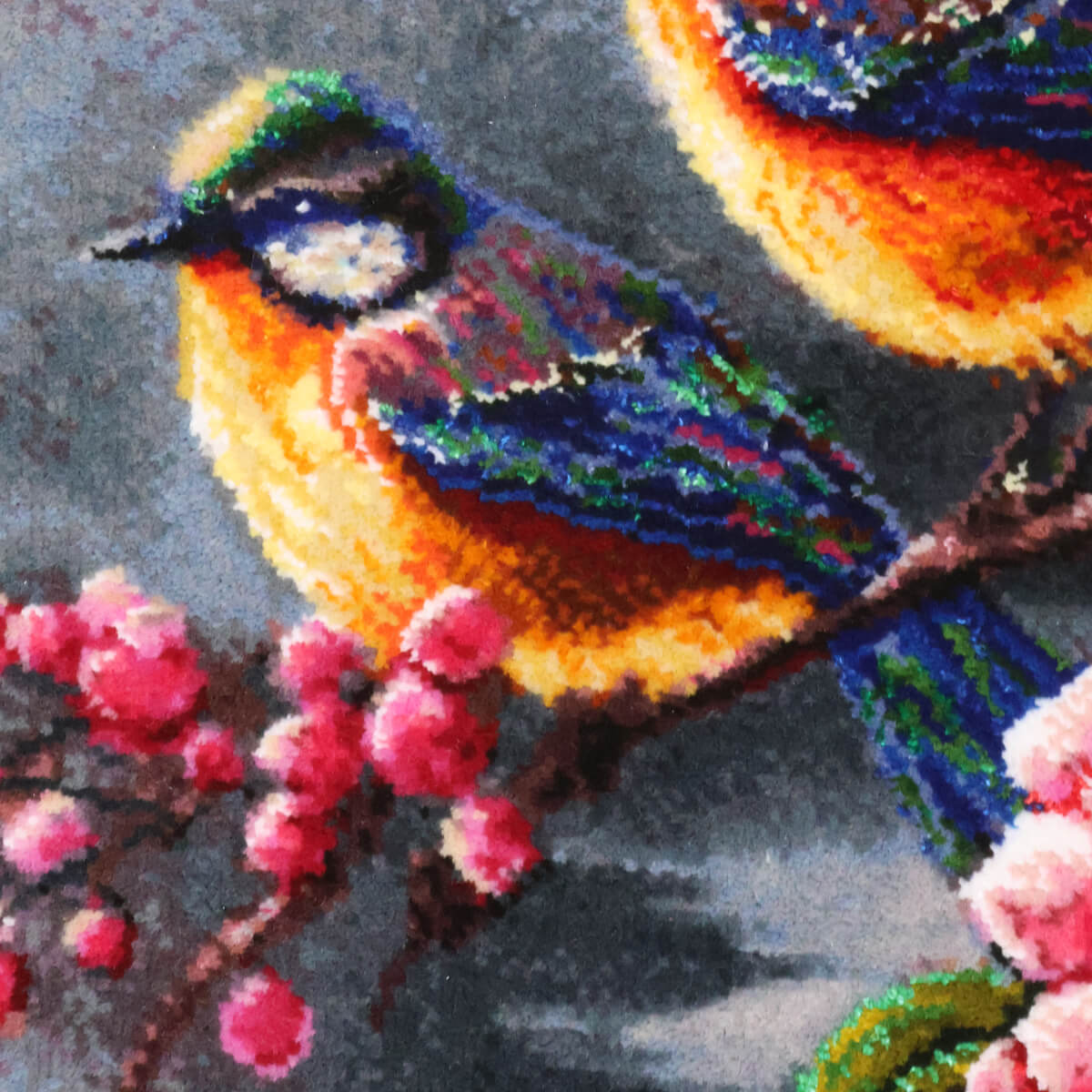 ペルシャ絨毯 タブリーズ産 絵画絨毯 77×60cm（FP-70271） – ギャッベ