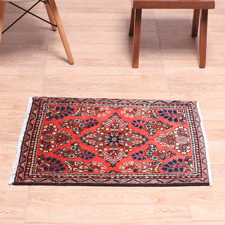 ペルシャ絨毯 (サルーク) 75×56cm（FS-70064） – ギャッベ＆ペルシャ