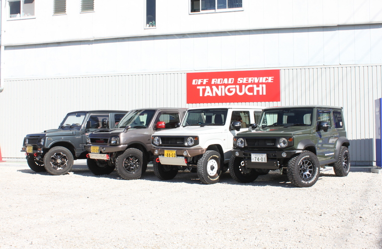 ジムニーのカスタムパーツならオフロードサービスタニグチ | 専門店